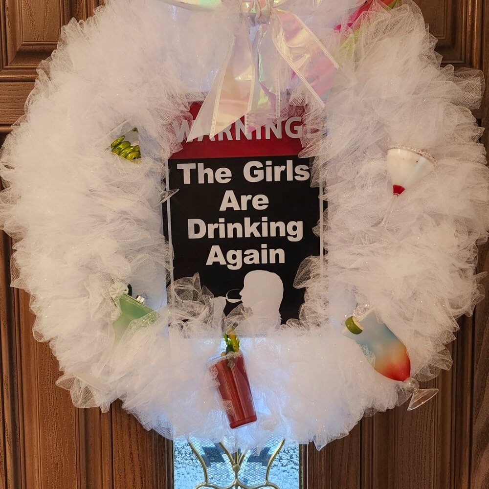 Holiday Wreath (Cocktail) 16" - Picture 7 of 9